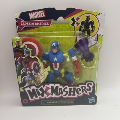 Brand New & Sealed Marvel Mix Mashers CAPTAIN AMERICA 5'' Action Figure!  