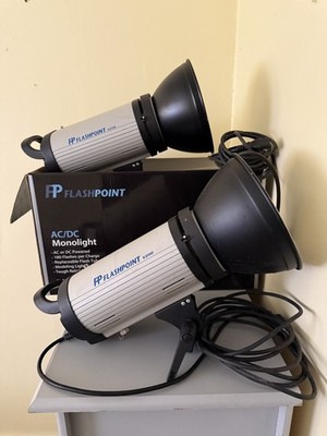 Flashpoint 620M 300 Watt AC/DC Monolight Strobe (set of 2)