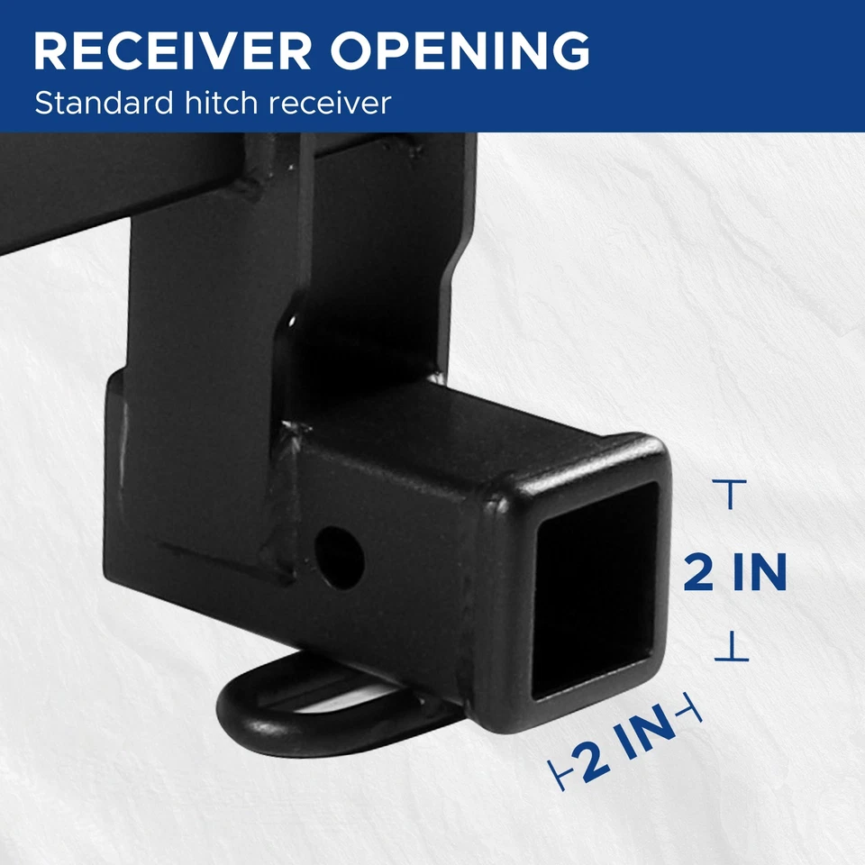 Towing Hitch Receivers Black fits Mazda CX5 CX-5 2013-2016 Class 3 with 2 inch - Image 4 of 4