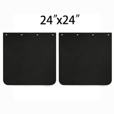 Mud Flaps 24 X 24 Heavy Duty Semi Truck Trailer Polymer 15 Thick 1 Pair Mud Flaps 24 X 24 Heavy Duty Semi Truck Trailer Polymer 15 Thick 1 Pair