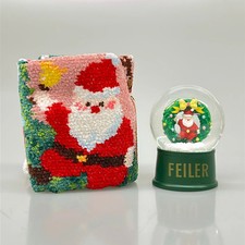FEILER Red Dark Green Multi Cotton Glass Plastic Accessory