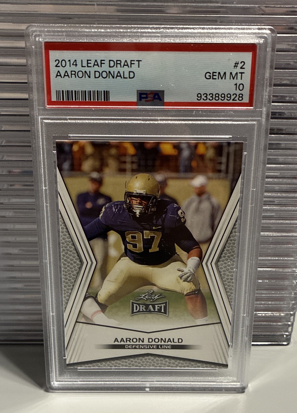 Aaron Donald Leaf Draft #2 Base