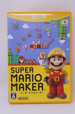 Super Mario Maker Nintendo Wii U Japanese Version REGION LOCK