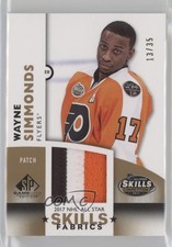 2017-18 SP Game Used NHL All-Star Skills Fabrics 13/35 Wayne Simmonds Patch 2ct