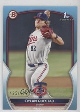 2023 Bowman Draft Sky Blue 425/499 Dylan Questad #BD-25 0v33