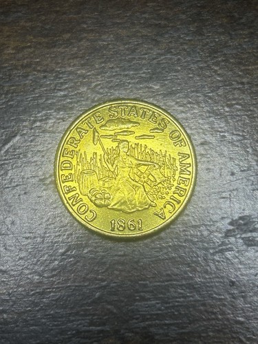 1861 Confederate States of America (CSA)  $5  Coin/Token 