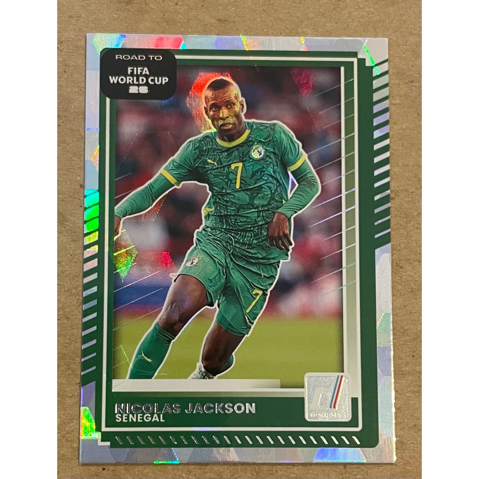 2025-26 Panini Donruss Road To FIFA World C Nicolas Jackson Holo Card #6 Senegal