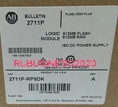 New Factory Sealed 2711P-RP9DK /A PanelView Plus 6 700-1500 Logic Module AB