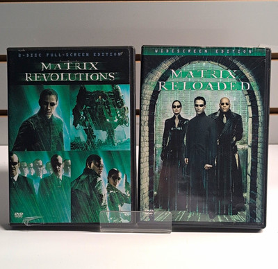The Matrix Reloaded & Revolutions DVD Widescreen Keanu Reeves English