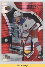 2021-22 Upper Deck Allure Rookies Red Rainbow Zac Jones #139 READ 9jq