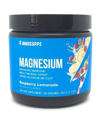 InnoSupps Magnesium Powder - Dual-Action Mineral Mix with Magnesium Bisglycinate