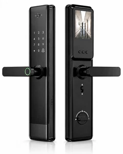 Verrouillage électronique intelligent de porte APP Carte d'empreinte digitale Mot de passe Clé de sécurité à la maison