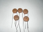 5pcs Centralab 200pF .0002uF 6KV Z5U Ceramic High Voltage Capacitors