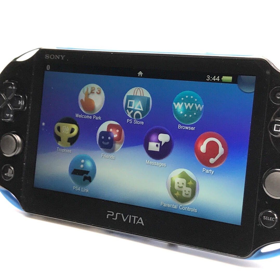 SONY PS Vita PCH-2000 Slim Blue Black Wi-Fi LCD FW:3.74 w