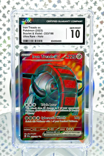 CGC 10 Iron Treads EX 233/198 Scarlet & Violet Full Art Ultra Rare Pokemon Card - 第 1/1 張圖片