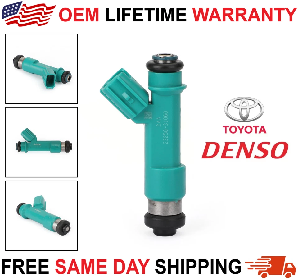 Nuevos inyectores de combustible DENSO x6 para Toyota Tacoma 4Runner FJ Cruiser Tundra 2003-15 Foto 2 de 4