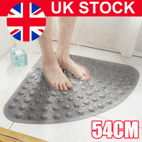 Corner Bath Shower Mat Non Slip Quadrant Sector AntiBacterial Bathtb