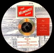Milwaukee Road 1959 Station Agents Instructions Manual  PDF Pages on DVD
