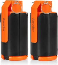 Aevdor Cs-Grenade Set, 2Pcs Plastic Toy-Grenade for CS Battle Game