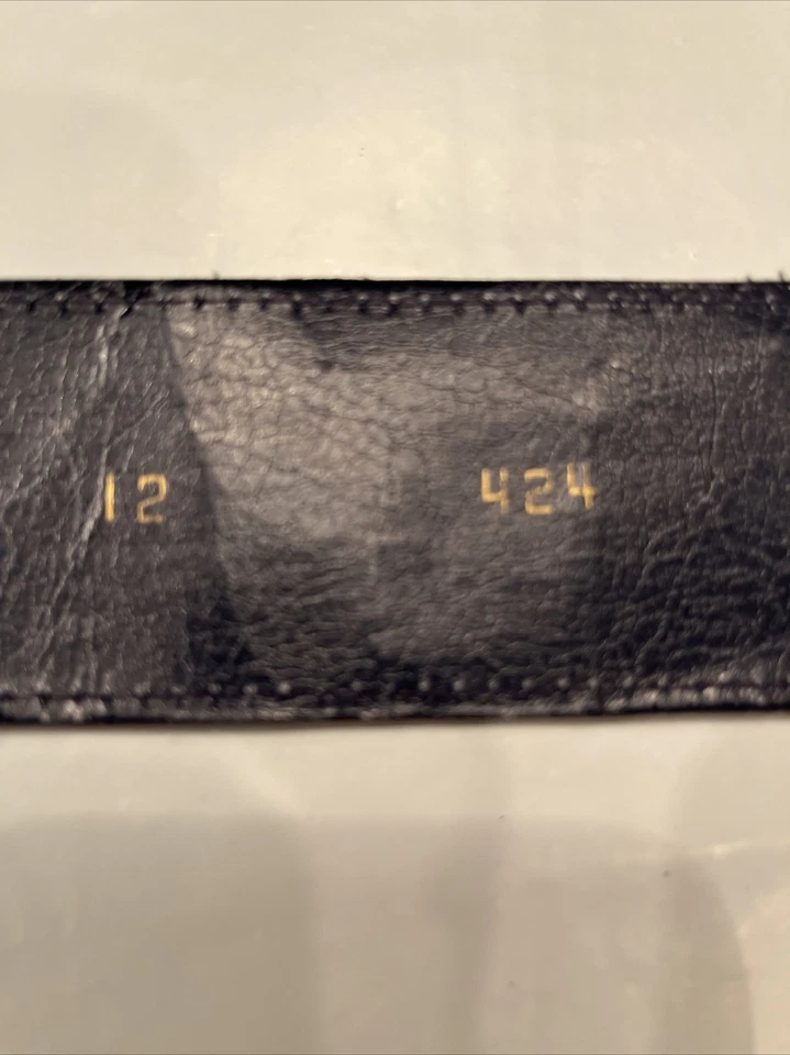 ancho AZUL Terciopelo CINTURÓN Cobre Disco Bucle Hebilla ARTE para Usar, Elegante Artístico 34” de Largo Foto 4 de 4