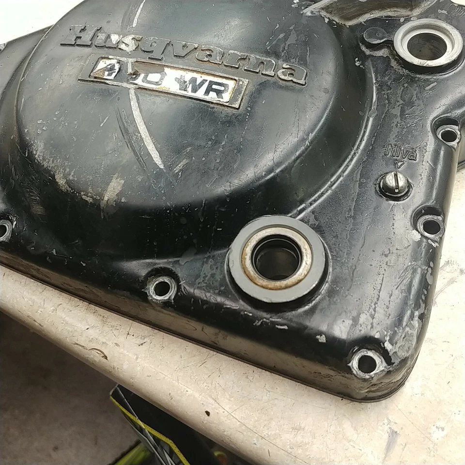Husqvarna 450 WR WR450 Engine Clutch Cover 1973 ANX B-02 - Image 4 of 4