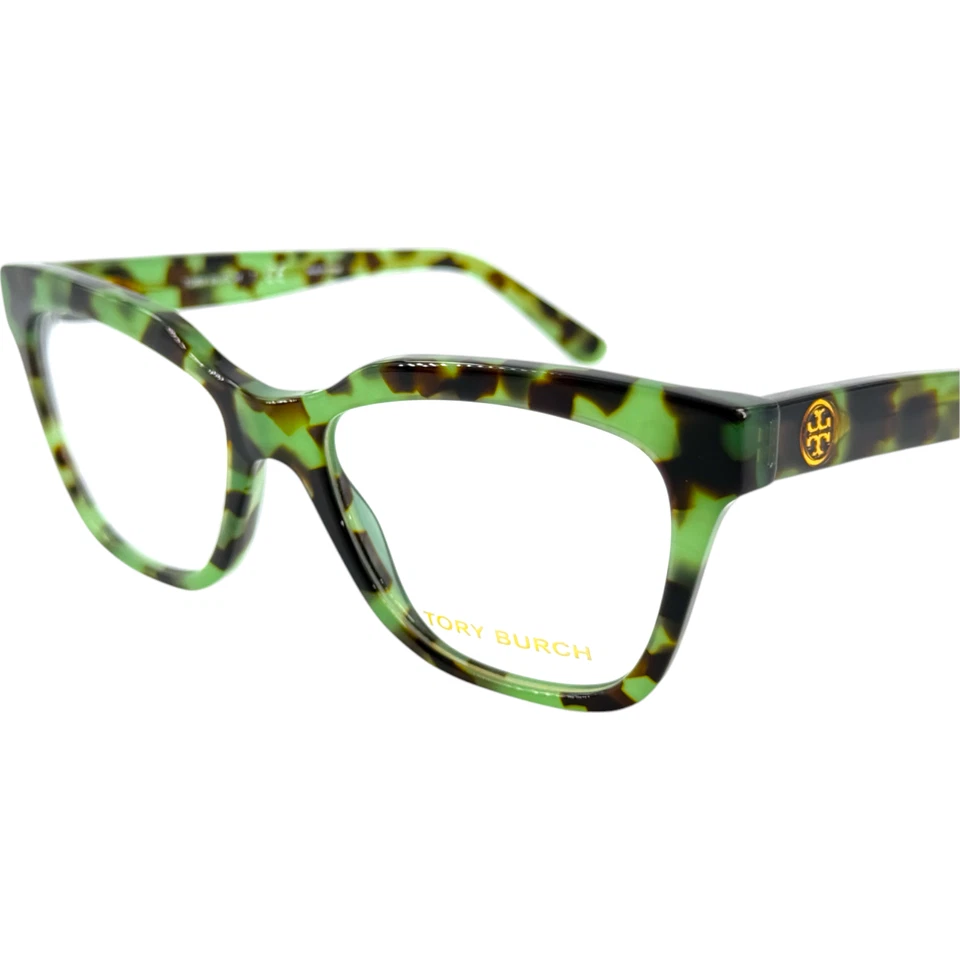 Marco de gafas de plástico para mujer Tory Burch TY2081 1703 verde tortuga 52-17 Foto 2 de 4