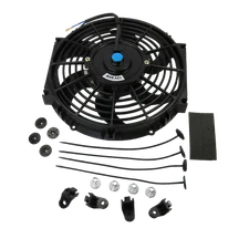 12v 80w 10" inch Electric Radiator Slim Cooling Fan Push Pull Universal  1750CFM