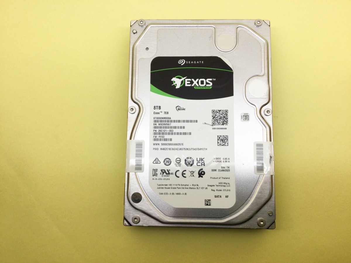 ✱Seagate Exos 7E8 3.5インチ HDD 1TBx3台セット Amazon.com: Seagate Exos 7E8 8TB 512e SATA 256MB Cache 3.5-Inch