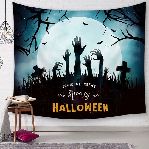 Halloween Background Cloth Simple Hanging Cloth Tapestry Background Cloth - Picture 23 of 47