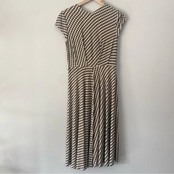 Abito avvolgente Tory Burch Kelsey misto seta asimmetrico S