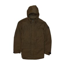 Polo Ralph Lauren Mens Cotton Blend Twill Hooded Coat Medium, Green  498