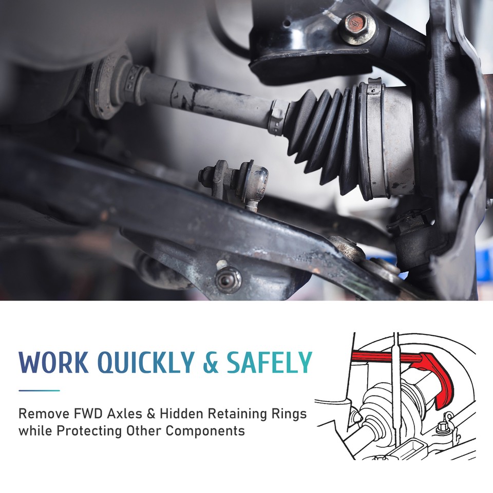 1986 to 2015 2016 2017 2018 2019 2020 2021 Ford Taurus CV Axle Removal