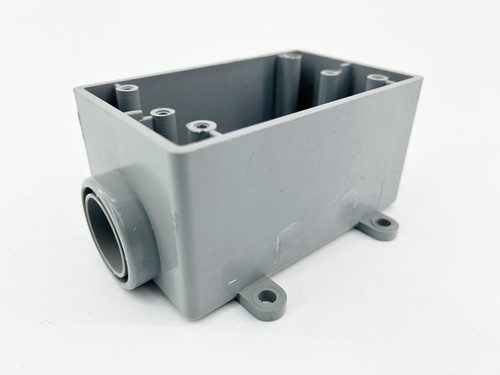 New Lot of 3 Cantex 5133364 Electrical Box PVC 1 Gang 3/4" Hub Marine Grade - Picture 3 of 5