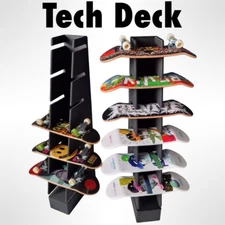 Tech Deck / Fingerboard Display Stand Holder - Hold 7 Skateboards - Wall Mount