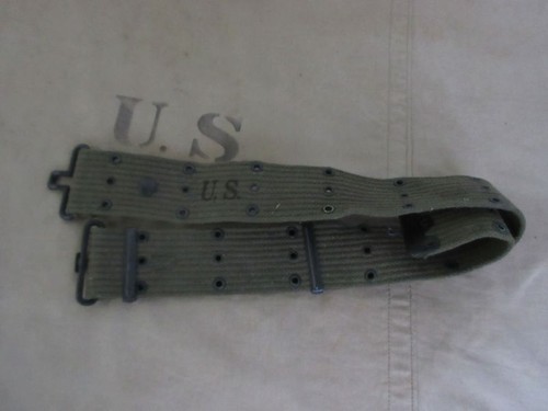 Original US Army Uniform Koppel Lochkoppel Depot Korea Vietnam Webbing Belt - Bild 4 von 6