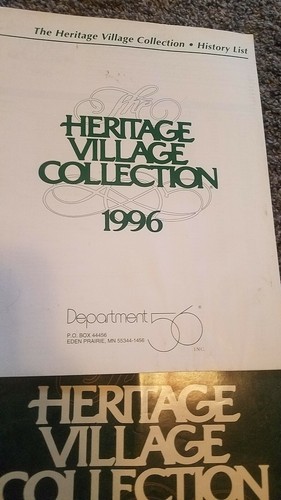 Lot of Vintage Department 56 Quarterly Magazine Catalogs Heritage Village List - Picture 6 of 8