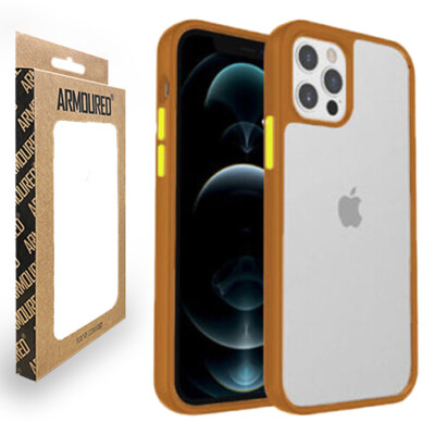 Armoured  Shield Tough Case für Apple iPhone 14 Pro Max - Ocker & Gelbe Tasten