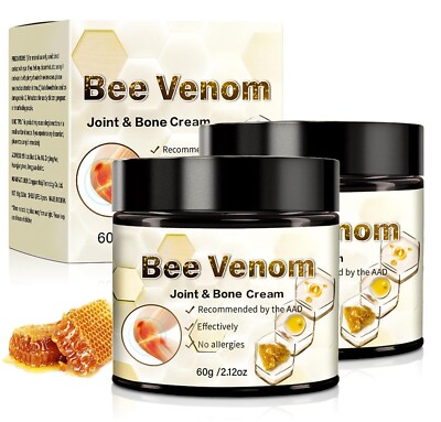 2 PCS Bee Venom Arthritis Cream, Bee Venom Advanced Joint Cream, Bee Venom Joint