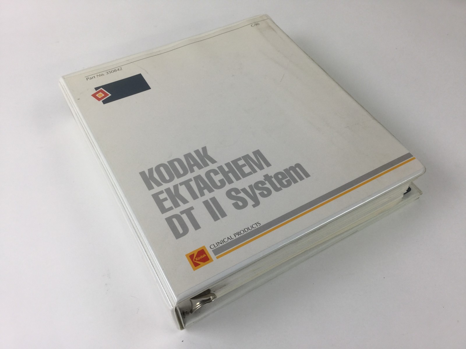 KODAK EKTACHEM DT II Operator's Manual (Binder) C 90 eBay
