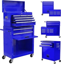 8-Drawers Rolling Tool Chest Tool Box on Wheels, Large Tool Cabinet with Drawers