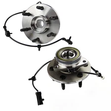 VILOBOS 2 Pack Front Wheel Bearing Hub 4WD Chevrolet GMC Cadillac 6 Lugs w/ ABS