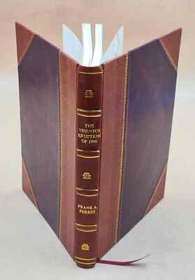 The Vesuvius Eruption Of 1906; Study Of A Volcanic Cycle By Fran [Leather Bound]