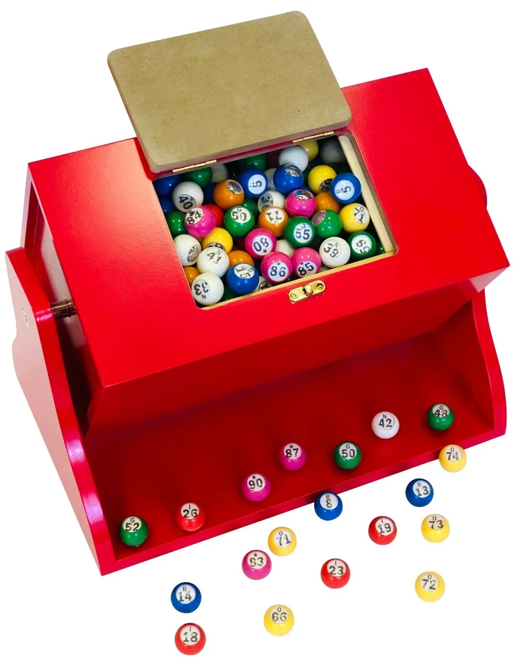 Raffle Drum Tombola Lotto Draw Drum for Raffle Machine Tickets Balls discs R - Image 3 of 4