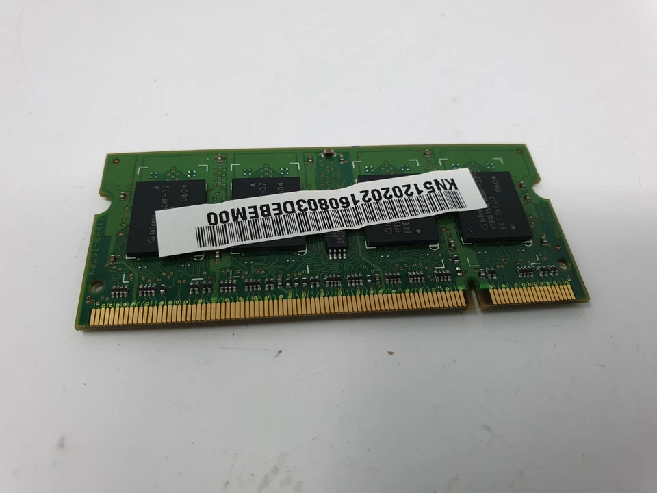 Acer Aspire 5620 RAM Memory 512MB DDR2 PC2-4200S Infineon HYS64T64020HDL Genuine - Image 3 of 4
