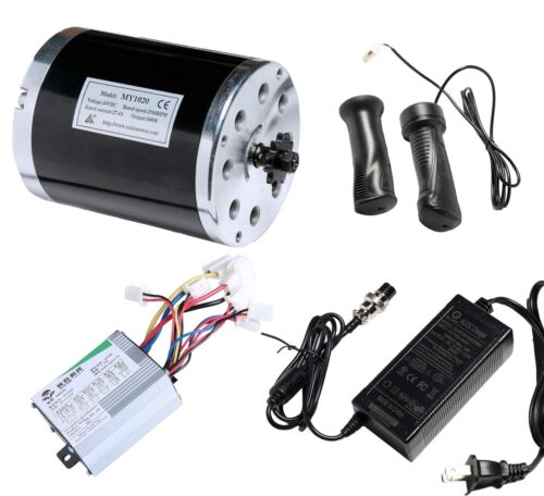 Electric DC Motor kit Scooter 500 Watt 24 V  speed control Throttle & charger - 第 1/16 張圖片