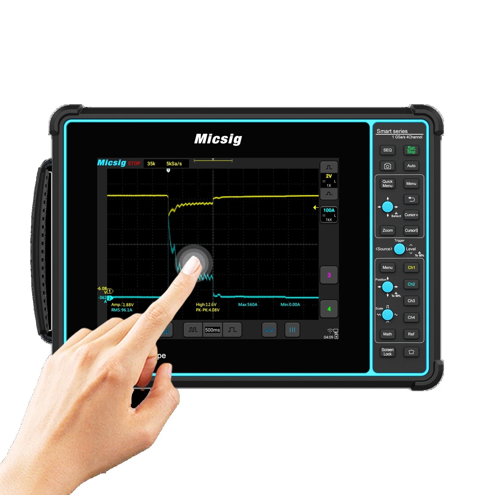 Osciloscopio de almacenamiento digital