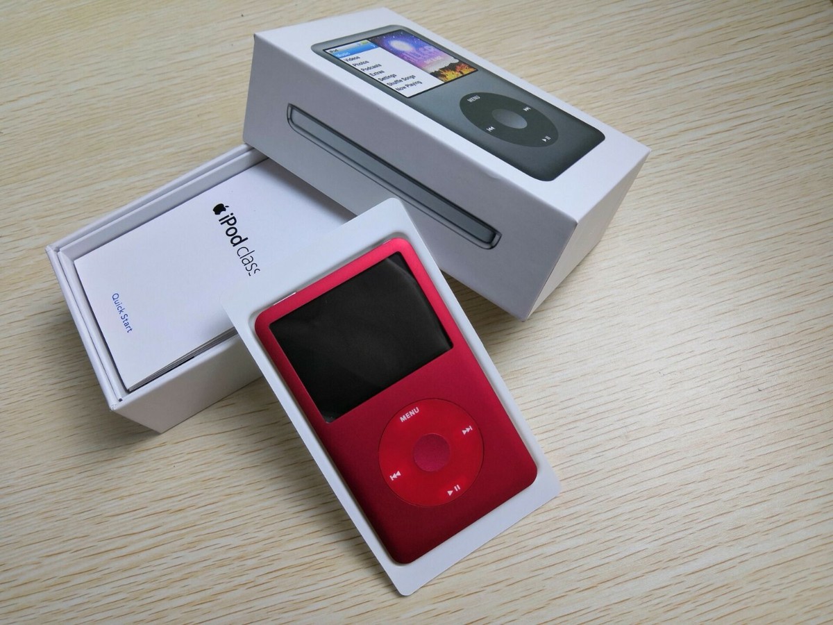 NEW 256GB SSD Flash Custom Apple iPod Classic 7th Gen Red