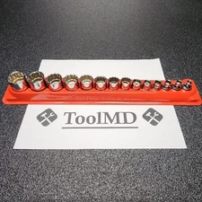 Snap-on Tools USA NEW 3/8" Drive 12-POINT SAE Shallow Socket Set 214FY 211FY