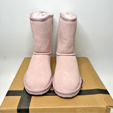 AUS WOOLi Cronulla Sheepskin Boots UK 4 Pale Pink | Australian Wool Winter Boots