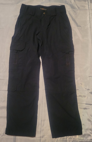 5.11 Tactical Taclite EMS Women's Size 6 Regular Ripstop Black Cargo Pants EUC